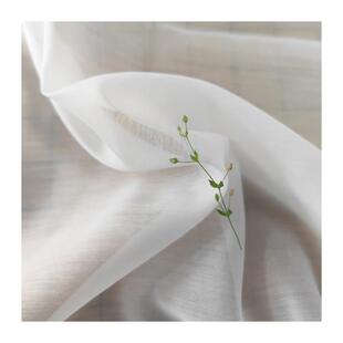 样卡203 印花布料面料 60S超细旦涤纱亚光无弹微透不易皱细腻数码