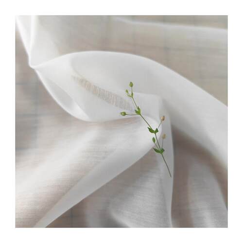 样卡203#60S超细旦涤纱亚光无弹微透不易皱细腻数码印花布料面料