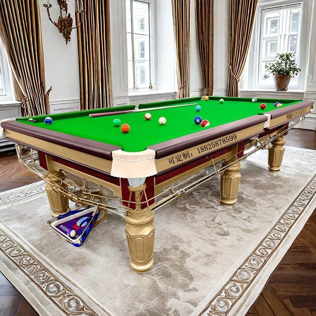 四会英式桌球台宁斯诺克球星q198台桌球球星陆丰中式台球桌阳春美