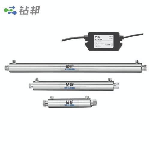 商用供水16W25W水杀菌器设备小型304不锈钢管道紫外线消毒器