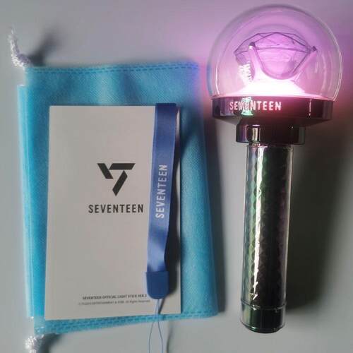 热销SEVENTEEN应援棒 Seventeen克拉棒三代荧光棒三代克拉棒普通/