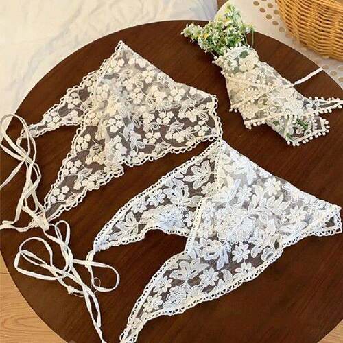 Elegant Countryside Style Triangle Bandana Wraps Hair Band