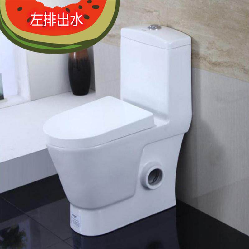 新款直销新款家用工地左右排马桶横排直冲座便器直排后排水墙排坐