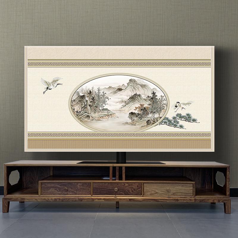 新品电视罩100寸液晶电视机挂式55 60 70 75 80寸中式防尘罩套