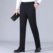 商务装 直筒男装 羊802 裤 子爸中年爸男士 弹力西裤 8621毛裤 西 秋冬季
