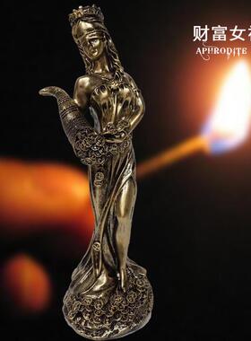 女神鵰塑石膏像摆件财富胜利正义自由女神人物雕像人像母亲节礼物
