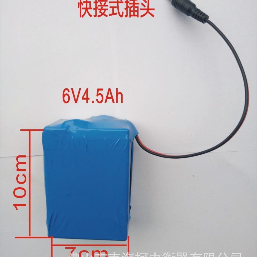 广东电池6V4AH电子秤电池衡之宝英展电池电子秤专用电池耀华电池