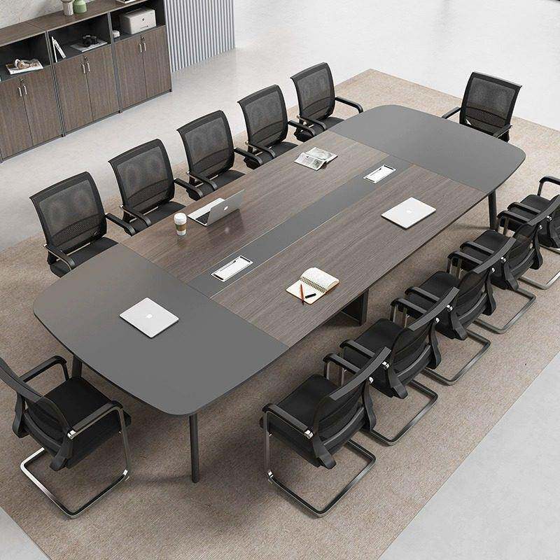 会议桌长桌简约现代培训接待洽谈会议室办公桌长条形办公桌椅组合