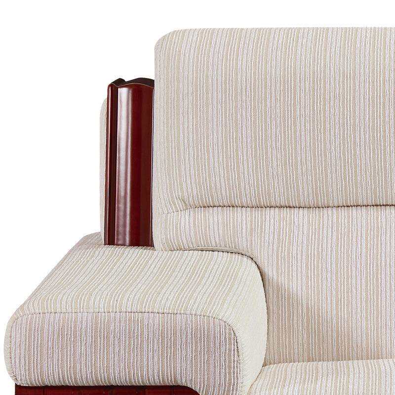 哇噢办公沙发中式商务接待会客单人位大款老板沙发茶几简约组合