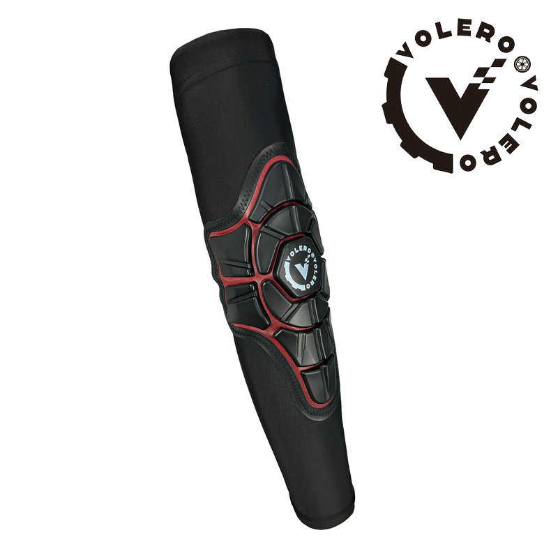 VOLERO 摩托车骑行防护防晒冰袖 防撞击护肘护臂透气高弹硅胶防滑