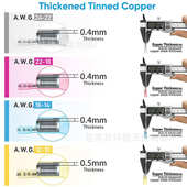 中接端子组合绝缘圈状接线端子盒装 540pcs盒装 防水热缩端子