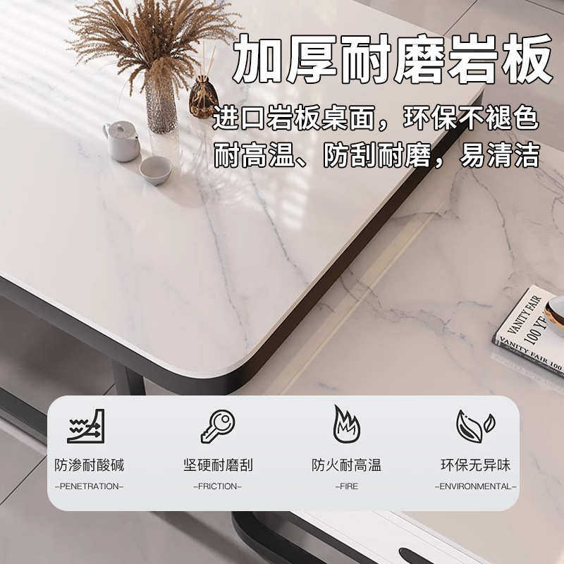 新款茶几小户型家用客厅意式岩板玻璃可伸缩储物简约现代方形茶桌,商业/办公家具,茶几,淘宝优惠券,粉丝福利购,淘宝优惠卷