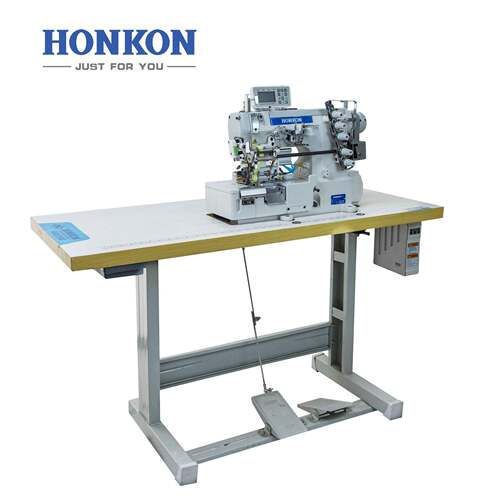 工厂直销全自动电脑绷缝机HK-500-05D花边绷缝机自动切线