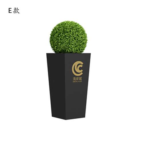 可移动组合花盆花坛户外铁艺花箱酒店售楼部餐厅异形花槽礼堂花箱