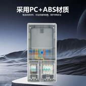 南网费量控C透明电表箱三相一表位1三相一表户非金属电计箱户外P