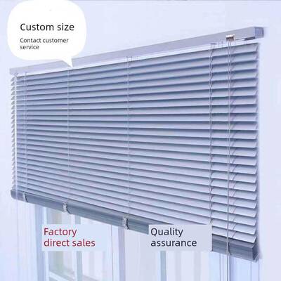 百叶百叶窗遮光可调卷帘铝合金免打孔办公室浴室浴室卧室厨房一百