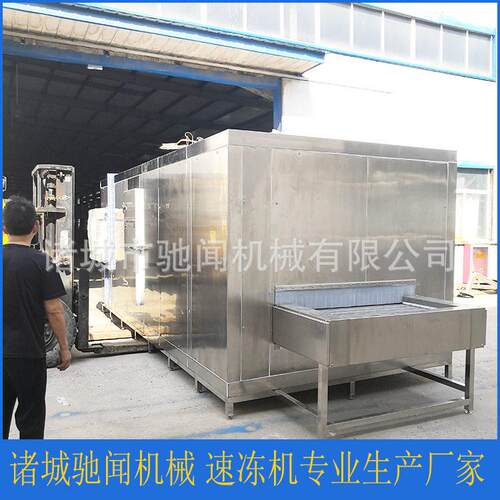 大型全自动速冻机 隧道式持续作业大产能速动设备 速冻机厂家直销