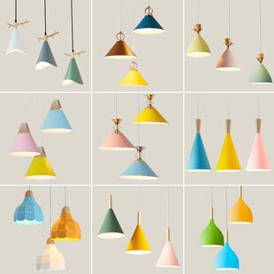 斯堪 三头餐厅现代简约单头奶茶店酒吧卧 纳维亚餐厅吊灯创意时尚