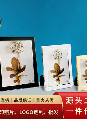 简约不锈钢铝合金金属相框成品干花a4营业执照展示框画框装裱挂墙
