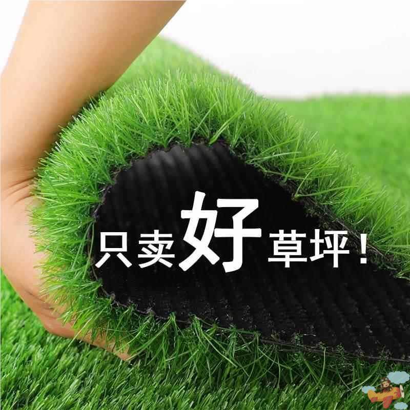 绿假草坪仿真草人造户外铺垫阳台花园幼儿园地毯加厚地垫防水隔热图片