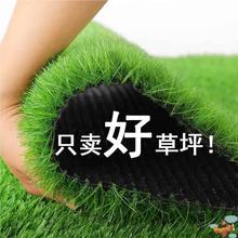 绿假草坪仿真草人造户外铺垫阳台花园幼儿园地毯加厚地垫防水隔热