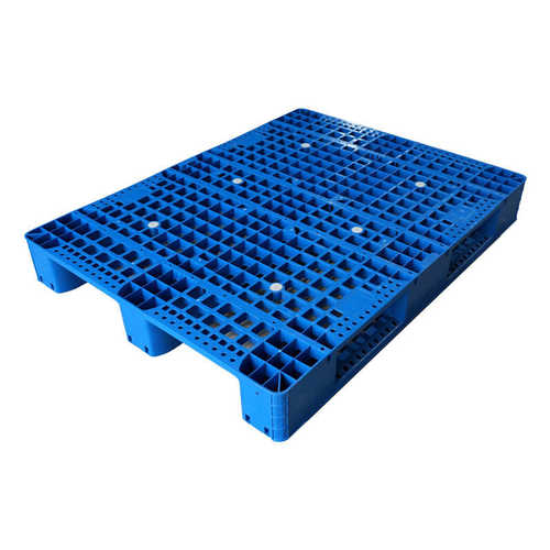 1310网格川字塑料托盘可内置10根钢管 叉车托盘工厂用垫板
