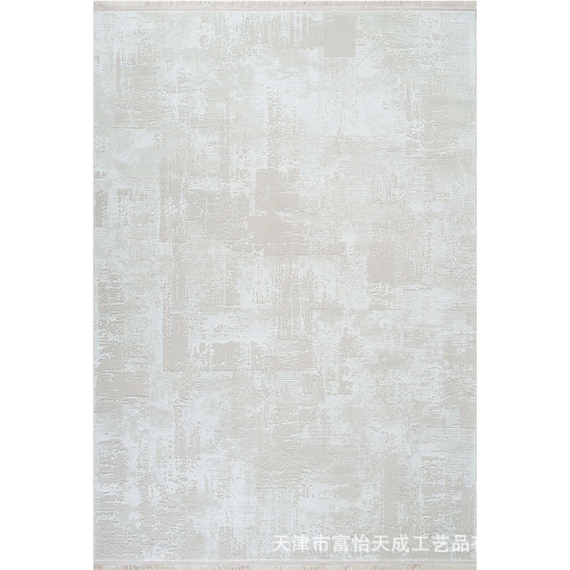 胶床边机织感式客厅无进口土耳其奶油地毯风意地毯高级卧室水洗可