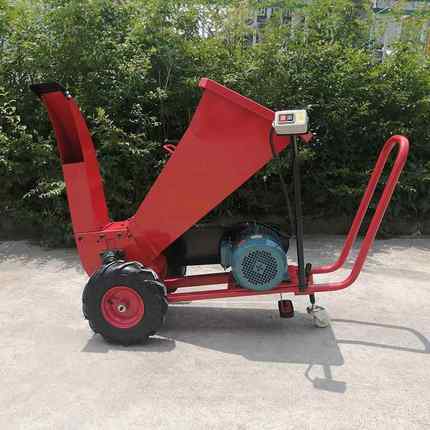 家树枝粉机小型可移动汽式油园林机械62808碎枝机树碎木厂粉碎机