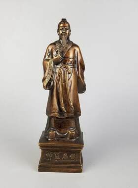 大号铜扁鹊铜像神医扁鹊铜器铜雕工艺品装饰品摆件