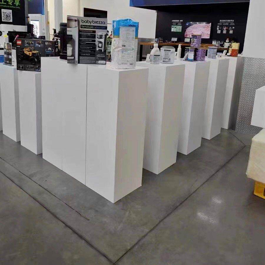 446儿童摄影正方体体白色方块道具示方台影楼服装店长方形几展何