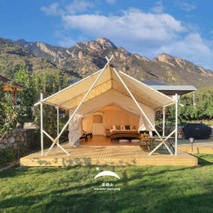 工厂建设帐篷宿营地酒店上沙滩星野奢华露营民野草原高端全套定制