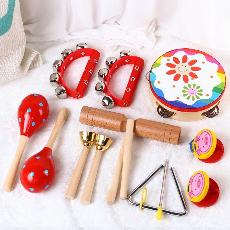 正品尔乐器幼儿园早教儿童打击奥套装大鼓全婴儿拨浪夫鼓摇铃启蒙,玩具/童车/益智/积木/模型,打击乐器,淘宝优惠券,粉丝福利购,淘宝优惠卷
