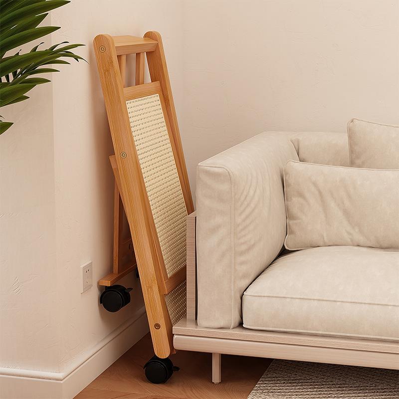 置物架落地移动小推车多层收纳架现代简约家用卧室床头架沙发边几