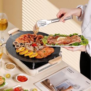 麦饭石铁板烧不粘煎盘烧烤盘家用便携卡式 户外烤盘韩式 炉烤肉盘