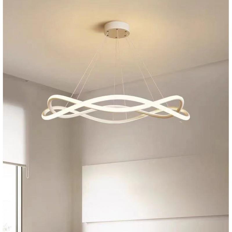 2022年707款设意式师极简客厅吊灯现代简约大气餐厅新卧室圆环计