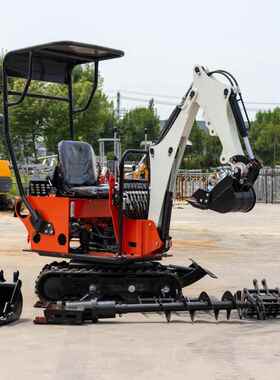 出口意大利小型履带式挖掘机厂家 农用多功能大棚挖机 HT08型钩机
