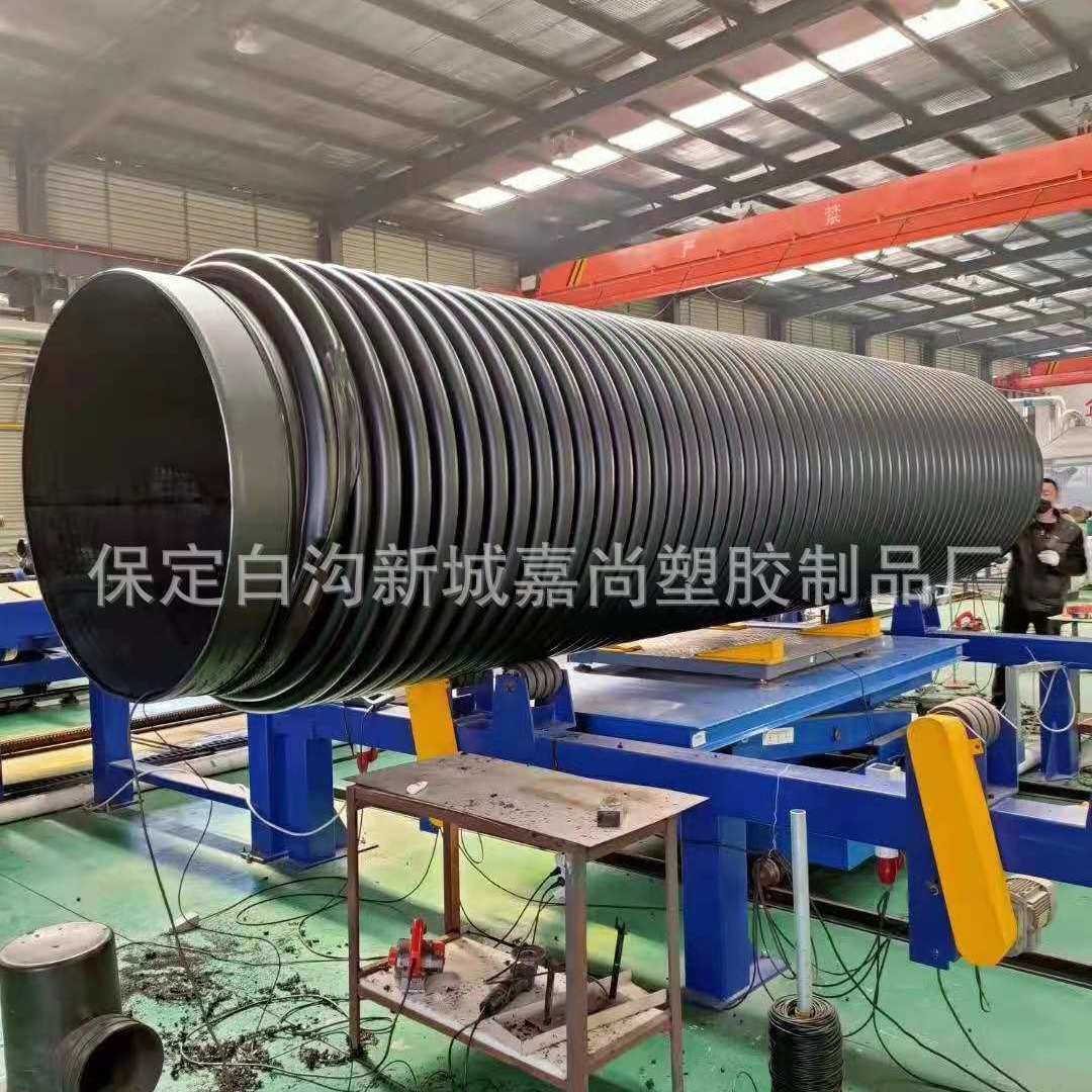 排污管结构pe缠绕径增强管道工程市政克拉管壁hdpe排污管大口