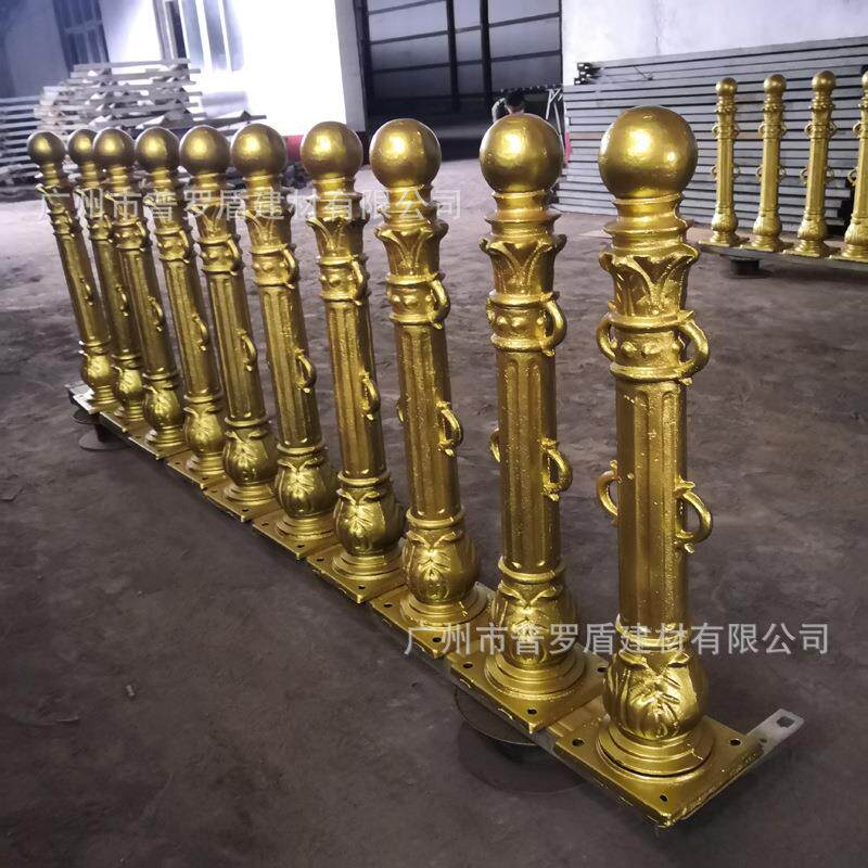 铸铁立柱广场阻车柱市政道路止车桩学习警示隔离路障柱铁链防护栏