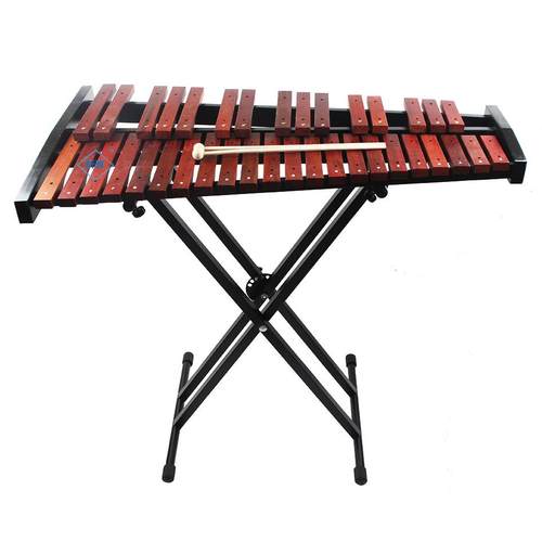 正品键包邮木37音木琴奥尔夫击乐器学生红老师教学打专业打琴37铝