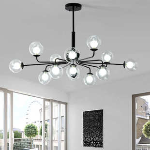 北欧灯具魔豆吊灯简约现代风格 网红分子卧室餐厅大气创意客厅吊灯