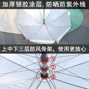 太阳雨伞户伞外遮阳大527伞大号大型商伞用摆摊伞防晒广告定制庭