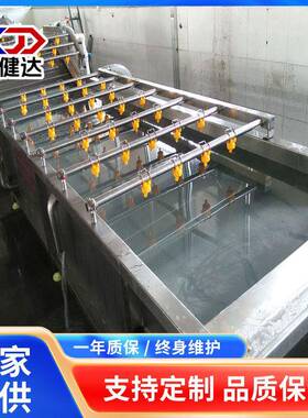 多功能哈密瓜清洗机水果气泡冲浪清洗设备柠檬气泡清洗线