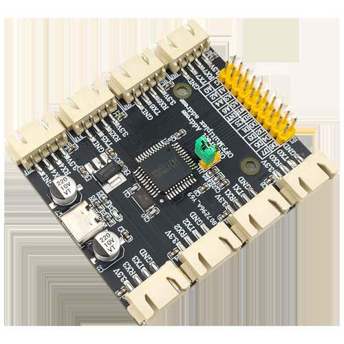 CH438Q MCU单晶片UART串口扩展板模块 ISA并行总线 8路串口 TTL