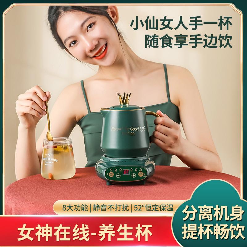 养生壶家用陶瓷玻璃养生杯电热炖杯触摸智能办公室小型迷你煮茶器