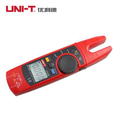 优利德UT256B交直流叉型钳型表 外贸款Y型开口电工钳表感应电压表