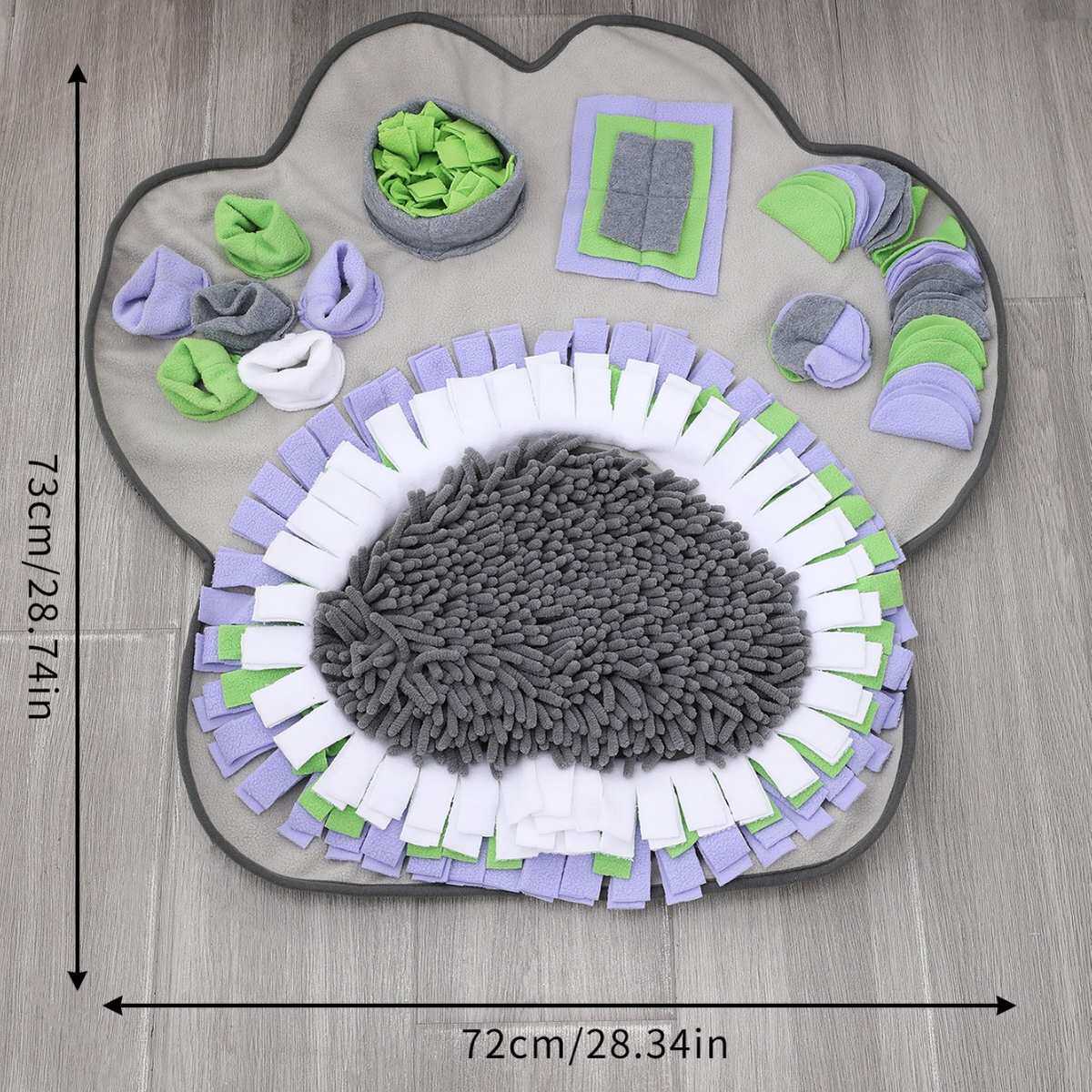 新款宠物用品宠物嗅闻垫狗狗慢食垫宠物狗爪印闻嗅垫宠物用