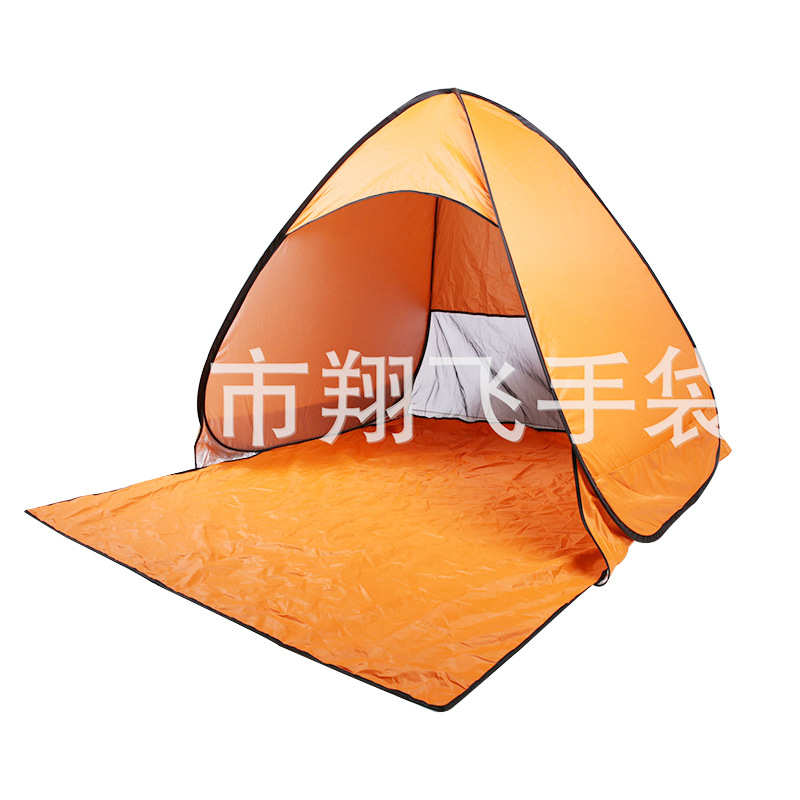 印logo 遮阳帐篷可帐篷洗澡户外沙滩 可可折叠户外用品双人踏青