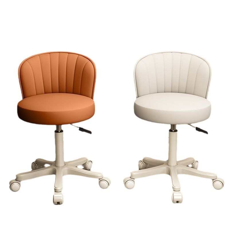 美容美发凳子滑轮美容院专用大工凳圆凳理发店发廊美甲升降旋转椅