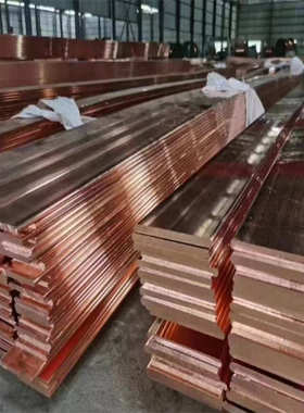 山东T2镀锡紫铜排10*100TMY母线排配电柜箱机房接地导电紫铜排