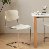 北欧餐椅现代简约网红ins家用设计师化妆椅民宿靠背凳休闲洽谈椅